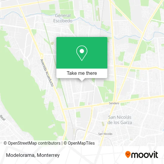 Modelorama map