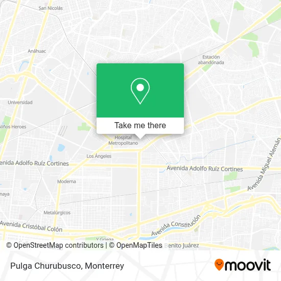 Pulga Churubusco map