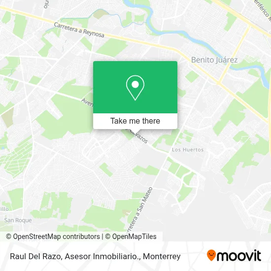 Raul Del Razo, Asesor Inmobiliario. map