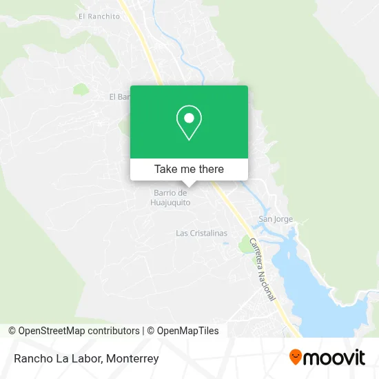 Rancho La Labor map