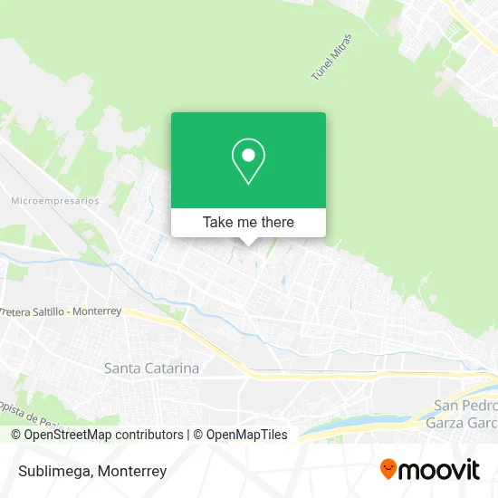 Sublimega map