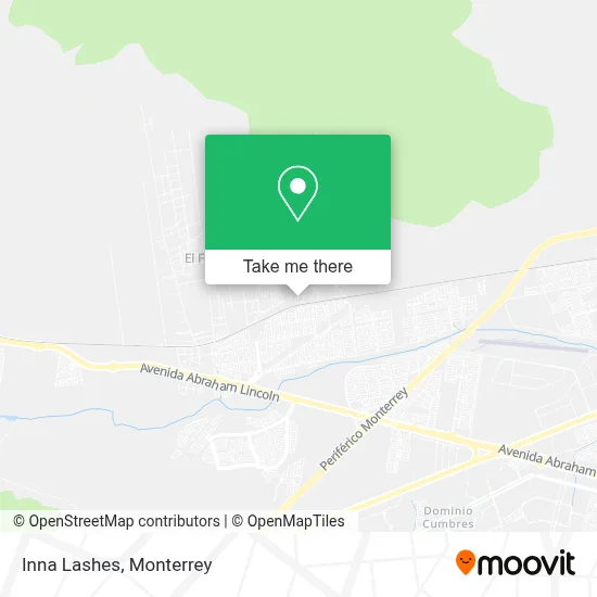 Inna Lashes map