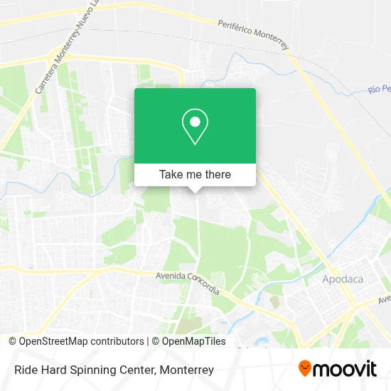 Ride Hard Spinning Center map