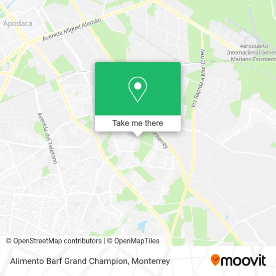Alimento Barf Grand Champion map