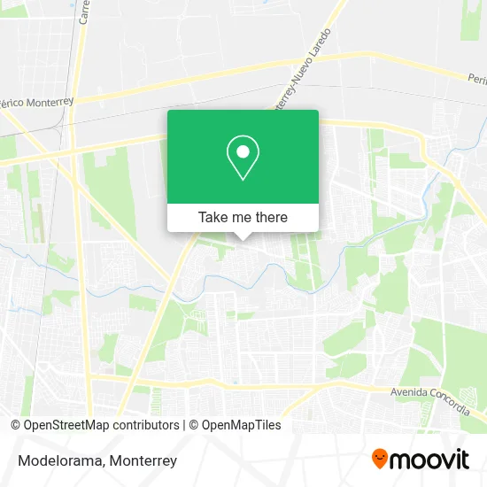Modelorama map