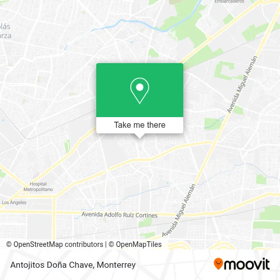 Antojitos Doña Chave map