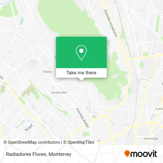 Radiadores Flores map
