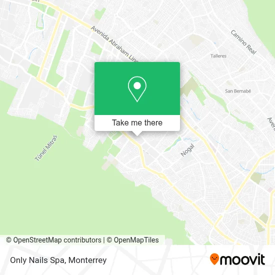 Only Nails Spa map