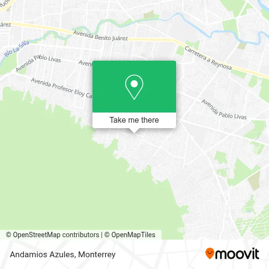 Andamios Azules map