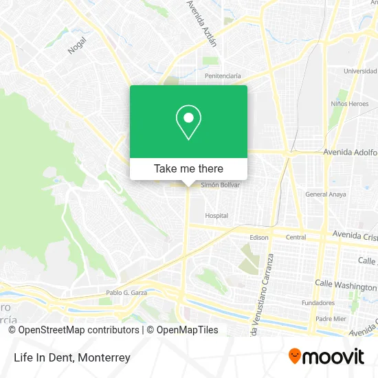 Life In Dent map
