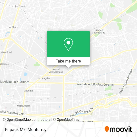 Fitpack Mx map