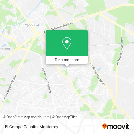 El Compa Cachito map