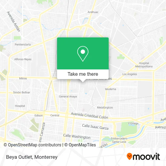 Beya Outlet map