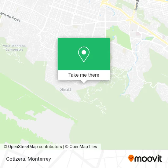 Cotizera map