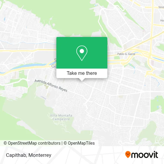 Capithab map