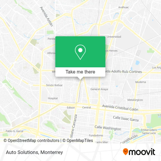 Auto Solutions map