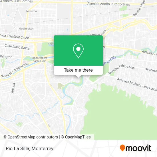 Rio La Silla map