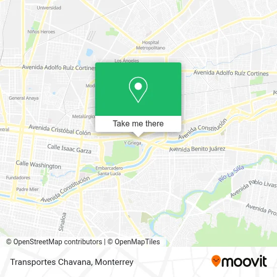 Transportes Chavana map