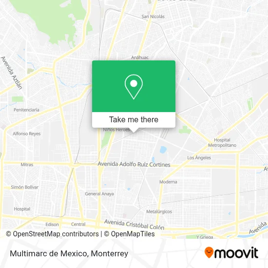 Multimarc de Mexico map