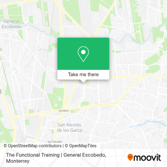 The Functional Training | General Escobedo map