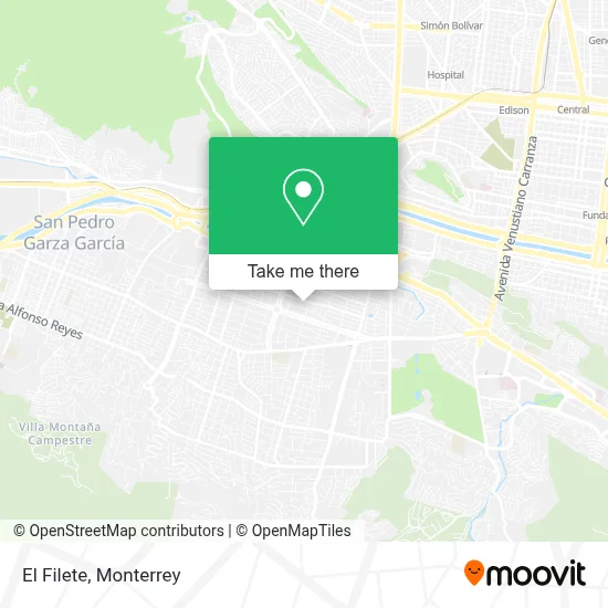 El Filete map