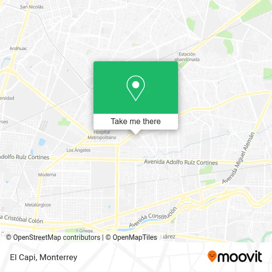El Capi map
