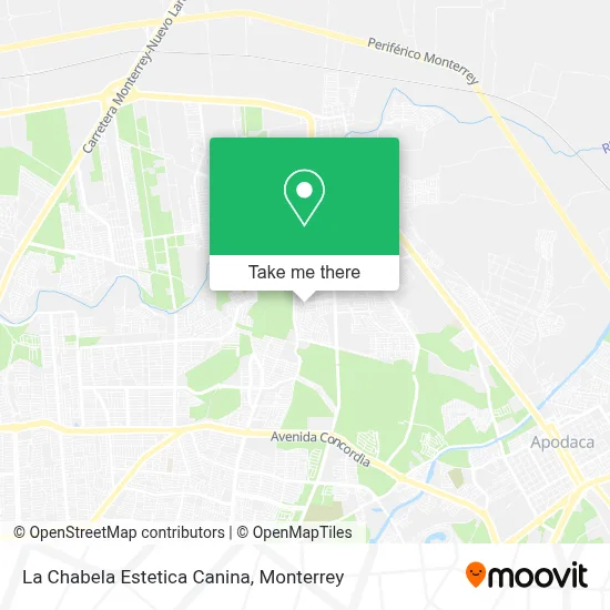 La Chabela Estetica Canina map