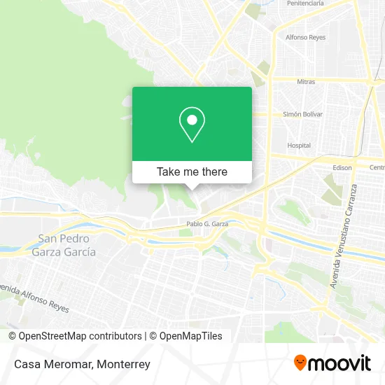 Casa Meromar map