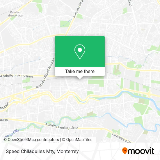 Speed Chilaquiles Mty map
