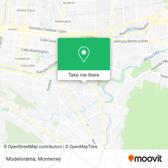 Modelorama map
