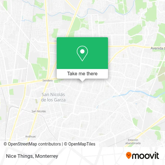 Nice Things map