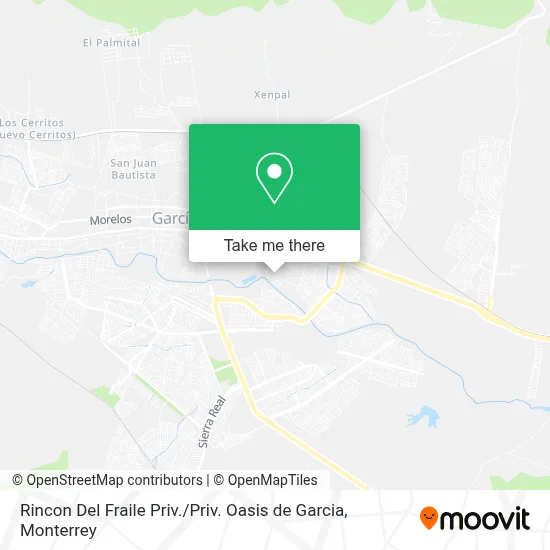 Rincon Del Fraile Priv. / Priv. Oasis de Garcia map