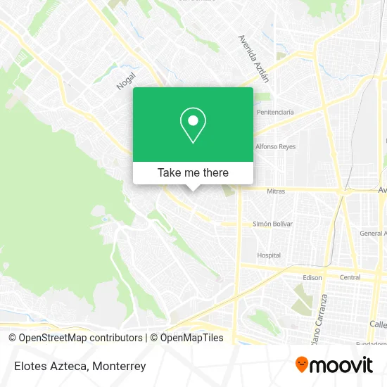 Elotes Azteca map