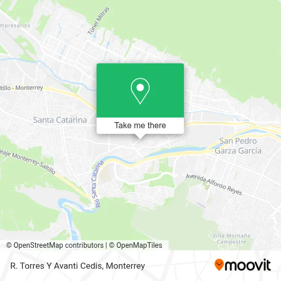 R. Torres Y Avanti Cedis map