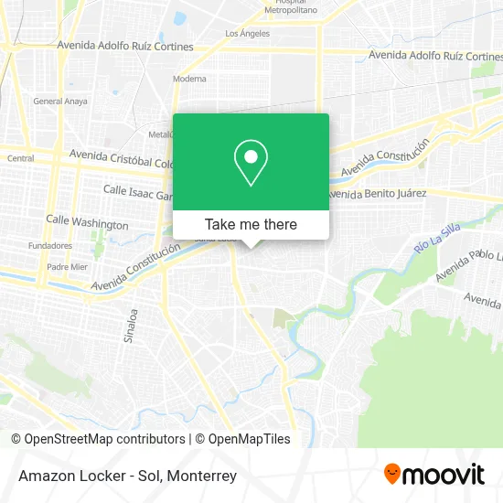 Amazon Locker - Sol map