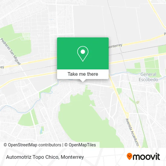 Automotriz Topo Chico map
