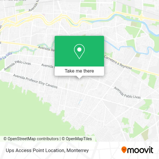 Ups Access Point Location map