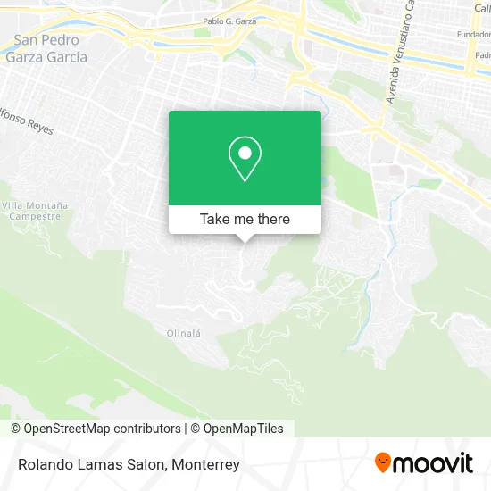Rolando Lamas Salon map