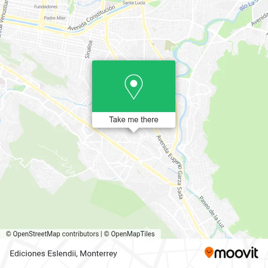 Ediciones Eslendii map