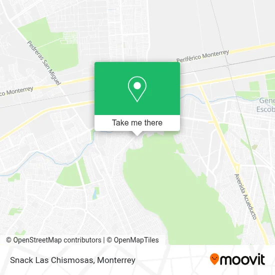 Snack Las Chismosas map