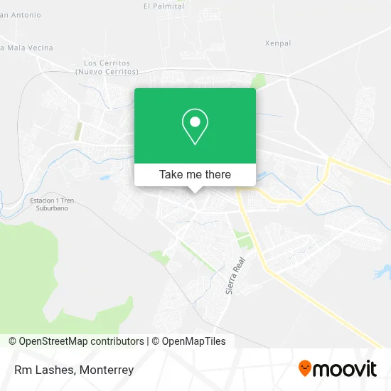 Rm Lashes map