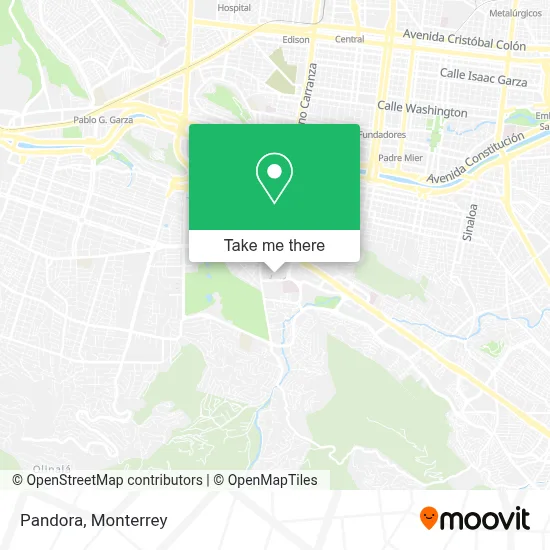 Pandora map