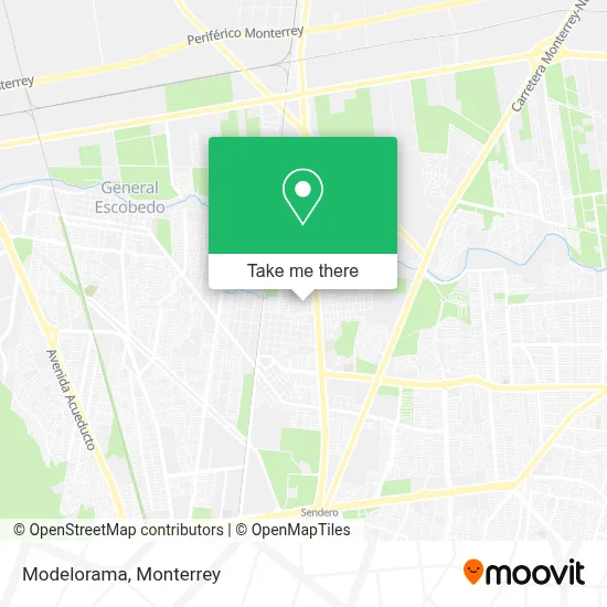 Modelorama map