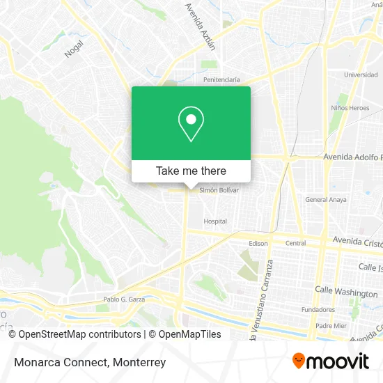 Monarca Connect map