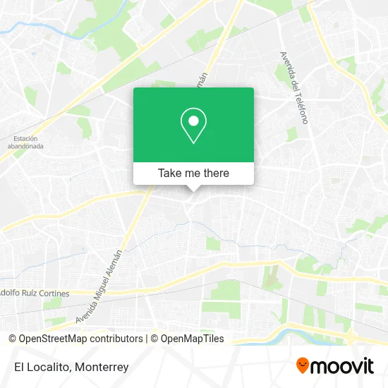 El Localito map