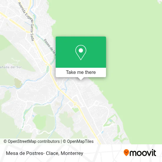 Mesa de Postres- Clace map