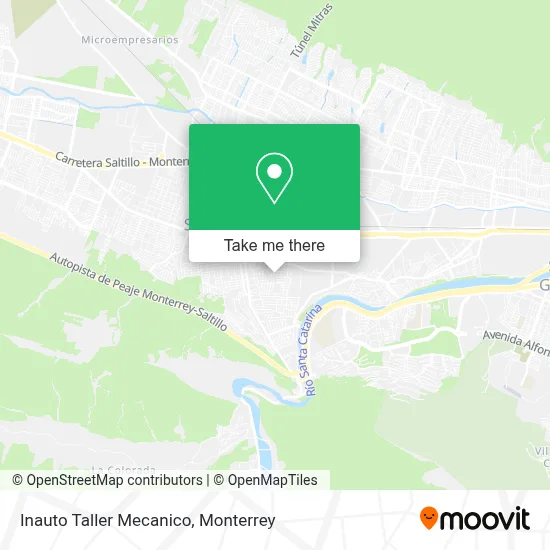 Inauto Taller Mecanico map