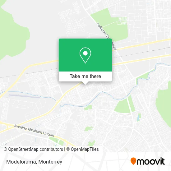 Modelorama map