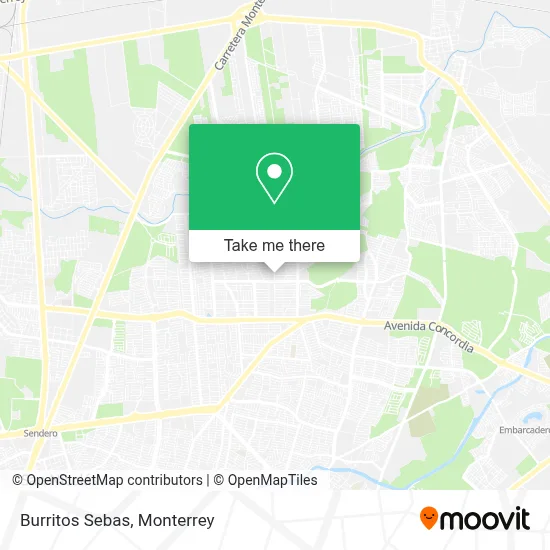 Burritos Sebas map