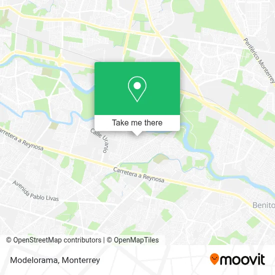 Modelorama map